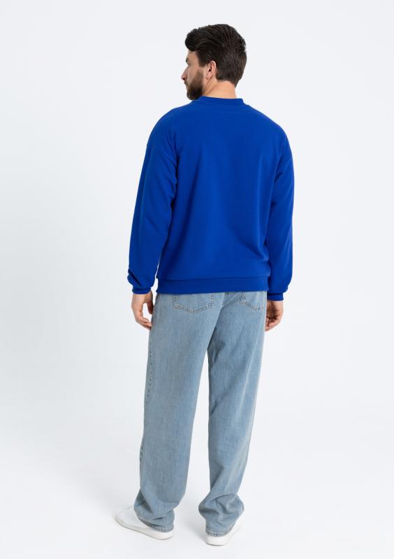 Свитшот унисекс STAN футер без начёса, 350, 96, Синий электрик (47)