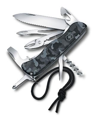 Нож перочинный VICTORINOX Skipper Navy Camouflage, 111 мм, 17 фнк, с фиксатором
