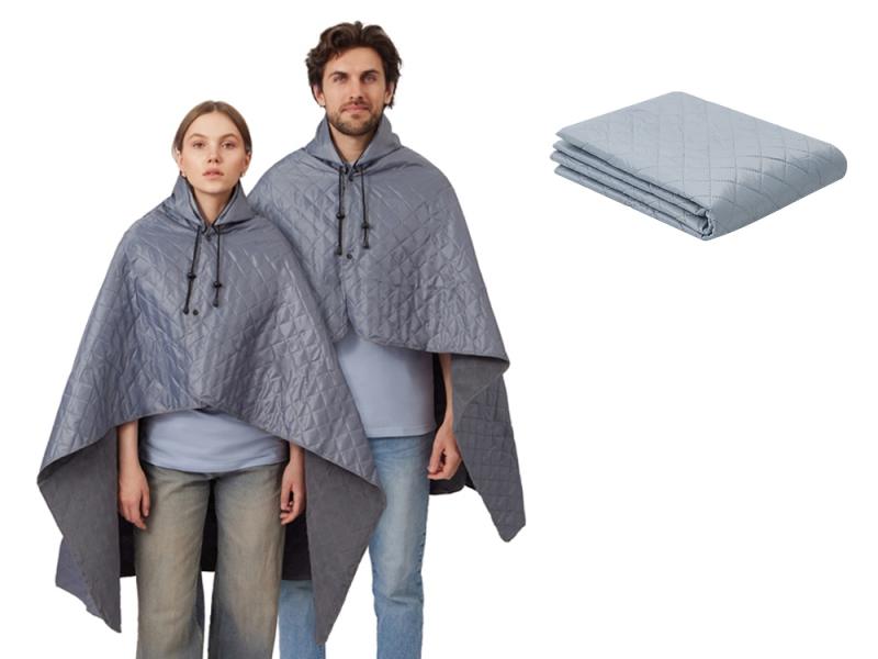 Плед-пончо 2-в-1 Cappy с капюшоном и мешком