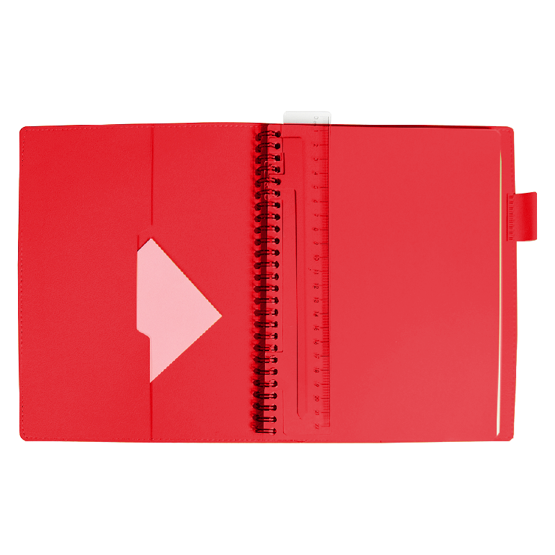 Ежедневник Flexy Verde Sivilia B5 на пружине, недатированный, в гибкой обложке