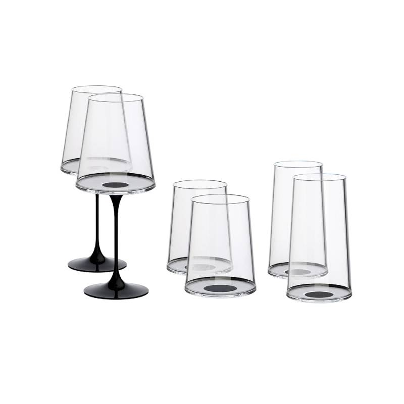 Хрустальный бокал для белого вина на магните Trebonn SplitGlass, 2 шт, 280 мл