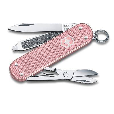 Ножбрелок VICTORINOX Classic SD Alox Colors "Cotton Candy", 58 мм, 5 функций, светло