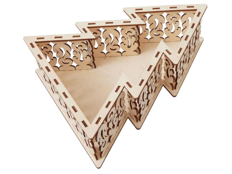 Шкатулка из фанеры в виде елки Firytale