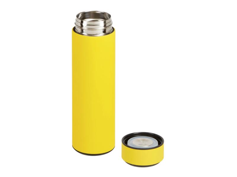 Вакуумный термос Module X с индикатором температуры и медной изоляцией, 500 мл, крафтовый тубус