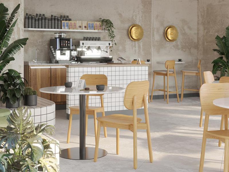 Стул барный saga, рогожка