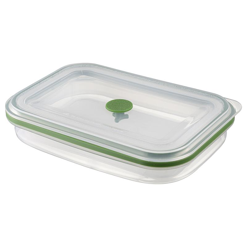 Контейнер для переноски и хранения силикон прямоный складной silikobox, 1,2 л