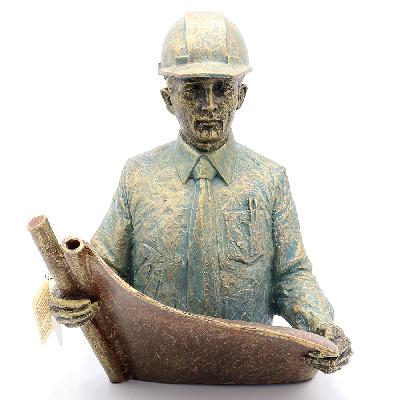 Композиция "Начальник производства" бронза с чернением
