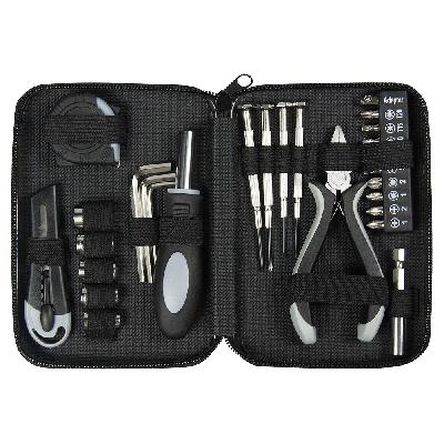 Набор инструментов Tools Worker, 27 инструментов, в пластиковом серебристом футляре