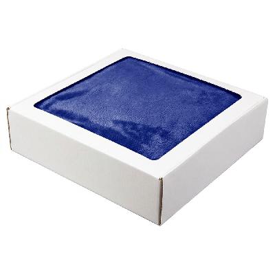 Плед мягкий флисовый Super Soft  Comfort, 125*150 см, 654С, в подарочной белой крафтовой коробке с окошком