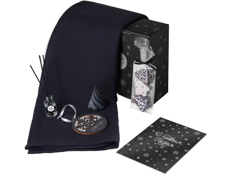 Подарочный набор Re:Home с пледом, свечой и диффузором