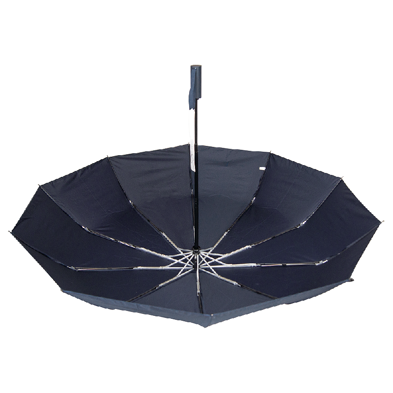 Зонт складной автоматический Forest Cardiff  Safeclosing, диаметр 130 см, 10 панелей, с плавным закрытием, в подарочной коробке