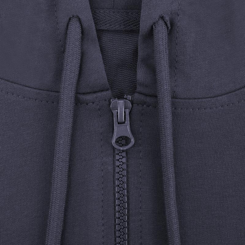 Толстовка STAN оверсайз на молнии с капюшоном футер без начёса 240, 99, Графит (101)