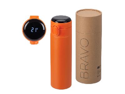 Вакуумная термокружка Waterline с медной изоляцией Bravo, 400 мл, тубус