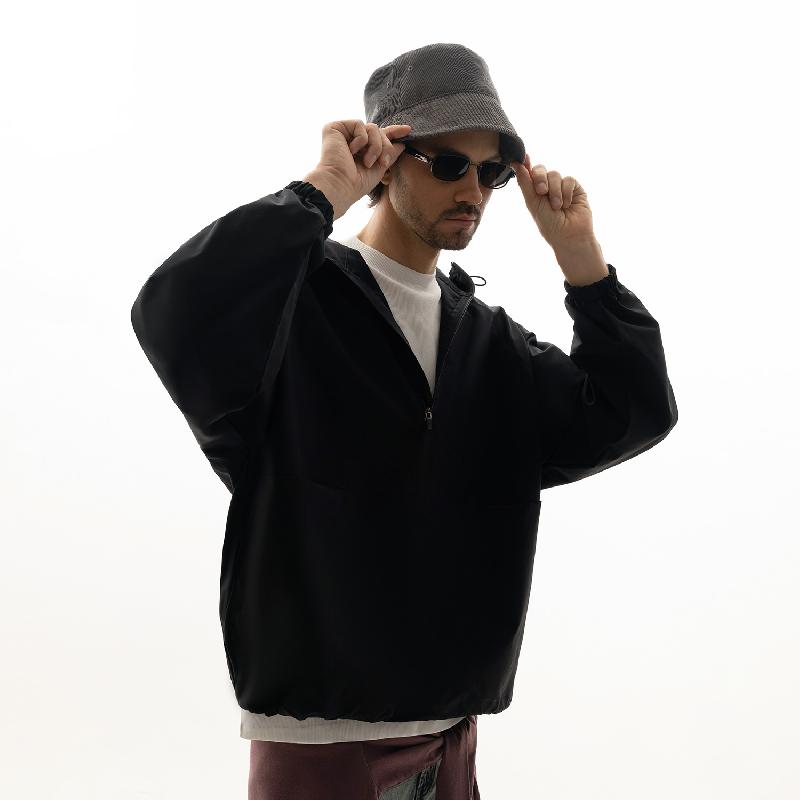 Ветровка (анорак) оверсайз унисекс RISSMAN, размер ML