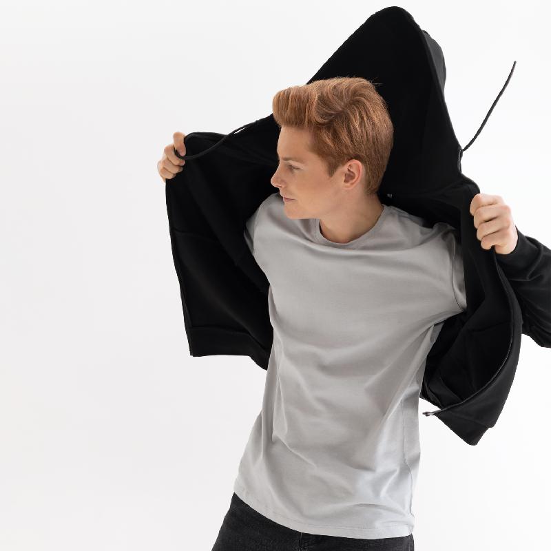 Толстовка на молнии с капюшоном MATEO , размер SM