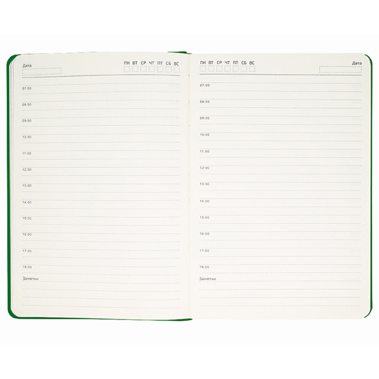 Ежедневник City Soft А5, недатированный, в твердой обложке с поролоном