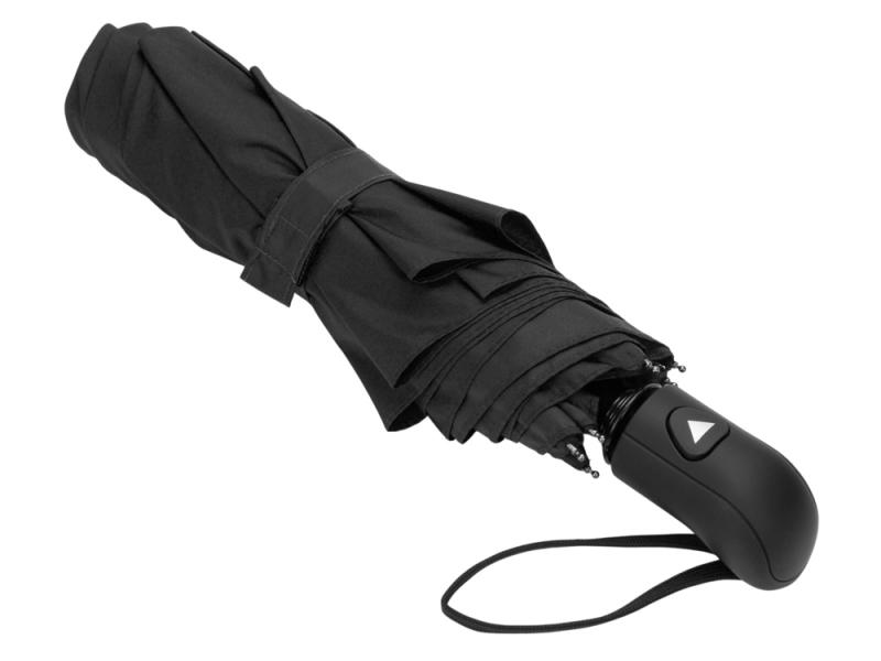 Зонт-полуавтомат складной Roof с куполом из переработанного пластика