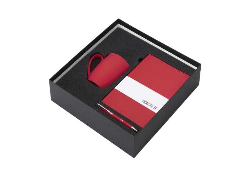 Подарочный набор COLOR IT с блокнотом, металлической ручкой и кружкой