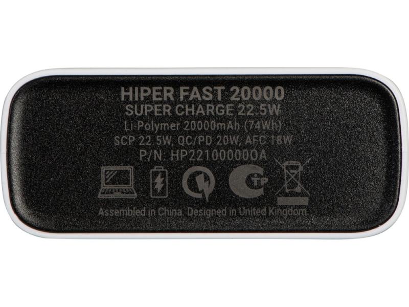 Портативный внешний аккумулятор FAST, 20000 mAh