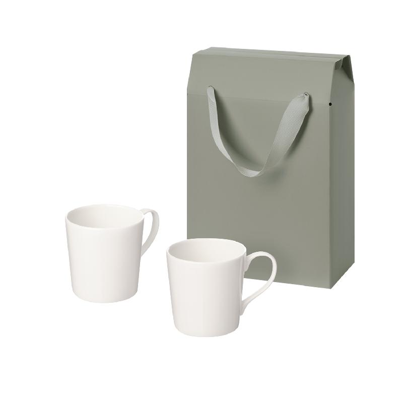 Подарочный набор Siena в коробке-пакете (две фарфоровых кружки)