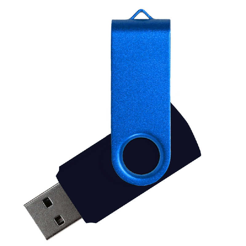 Флеш накопитель USB 2.0 Twister Сolor Mix 16GB, пластик Софт Тачметалл