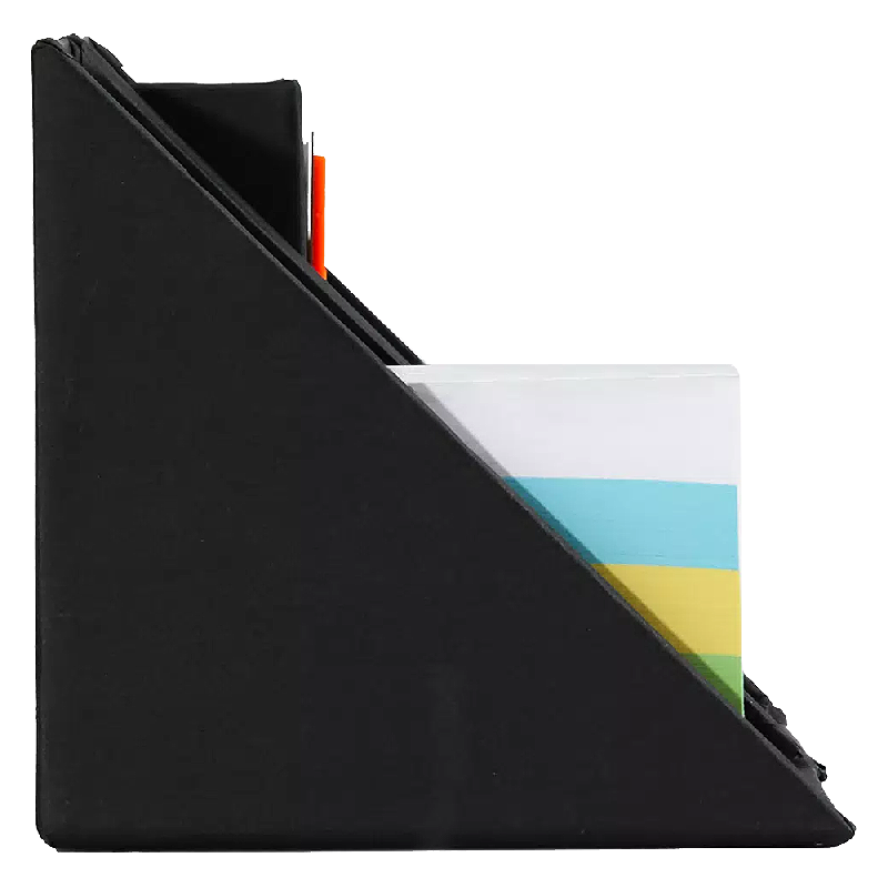 Настольный органайзер в картонном переплете Stick and Stay размер 9,5*9,5*9,5 см