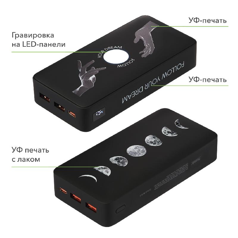 Внешний аккумулятор с подсветкой Анкор Плюс PD (Ancor PD Plus) 20000 mAh