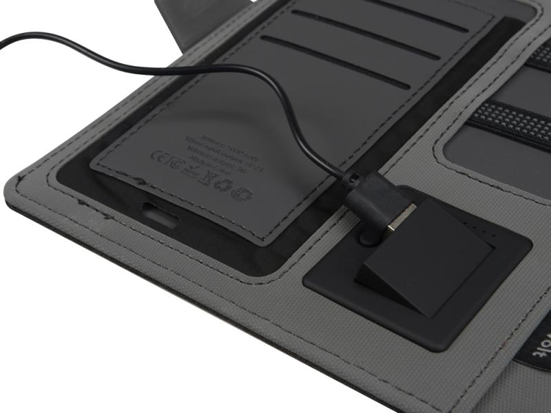 Органайзер с беспроводной зарядкой Powernote, 5000 mAh