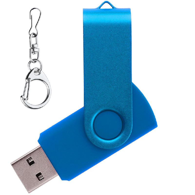 Флеш накопитель USB 2.0 Twister 16GB, пластик Софт Тачметалл