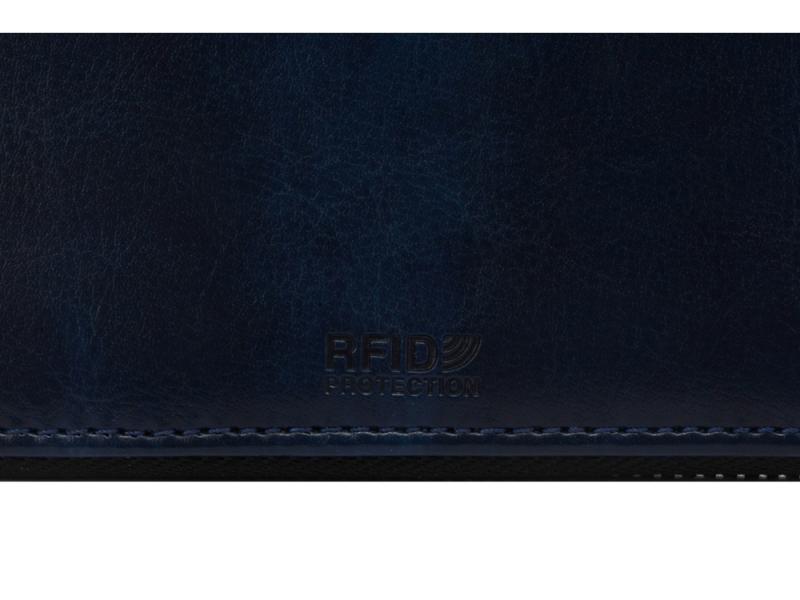 Бизнес-блокнот на молнии А5 Fabrizio с RFID защитой