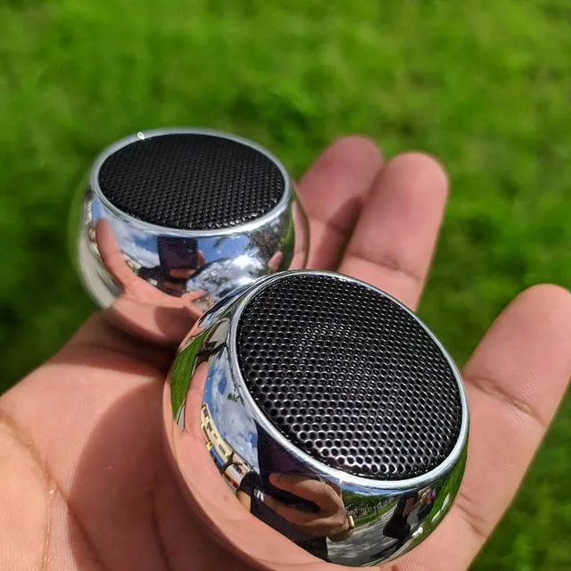 Колонка беспроводная  MyTone Mini Sound,  металлик