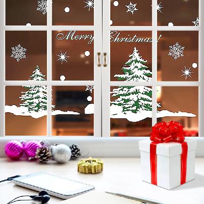 Самоклеящаяся наклейка (елки 1 шт. в рулоне)