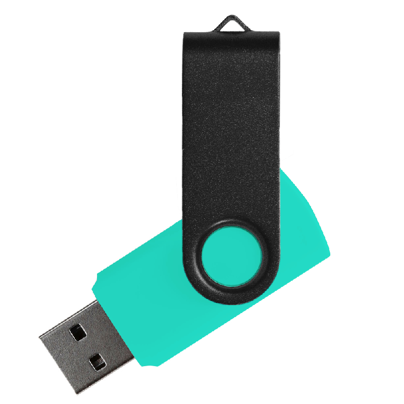 Флеш накопитель USB 2.0 Twister Сolor Mix 16GB, пластик Софт Тачметалл