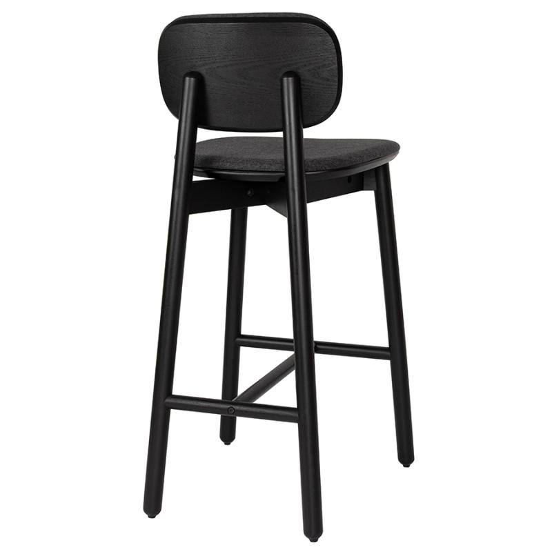 Стул барный с обивкой saga, рогожка