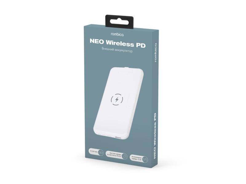 Внешний беспроводной аккумулятор NEO Wireless PD, 10000 mAh