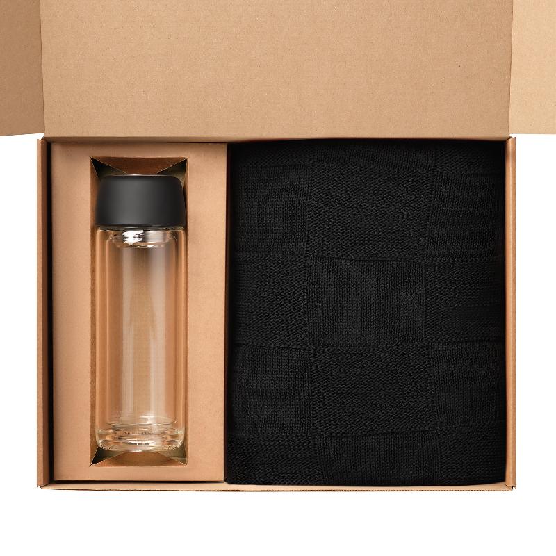 Подарочный набор Bianca, Cella,  (плед, термобутылка)