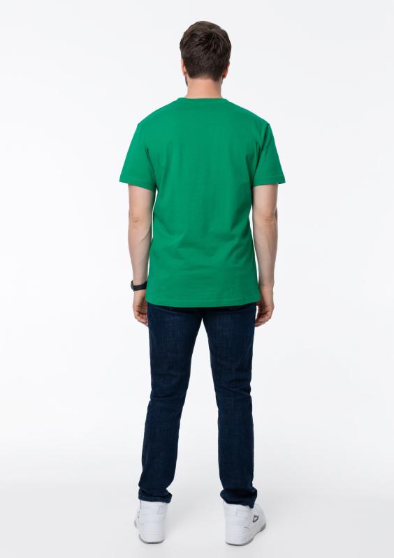 Футболка унисекс хлопок 150, 52, Зеленый (30)