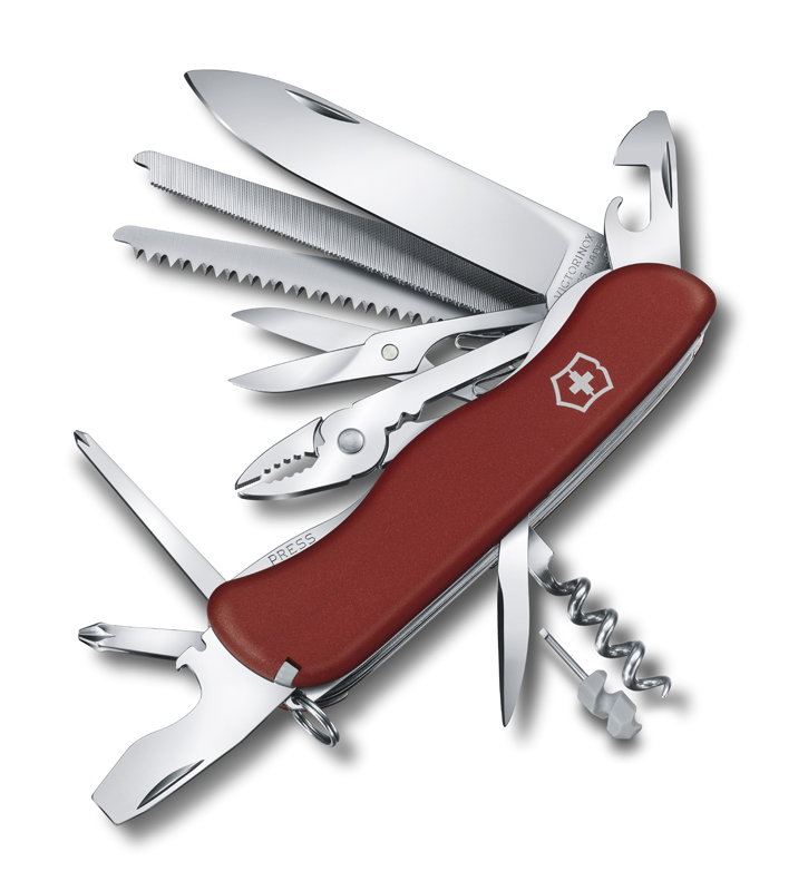 Нож перочинный VICTORINOX WorkChamp, 111 мм, 21 функция, с фиксатором лезвия