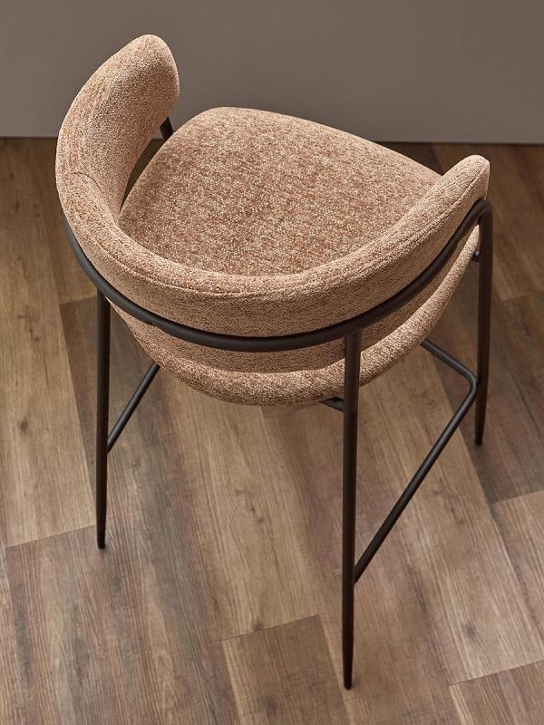 Стул полубарный helning, мягкий шенилл