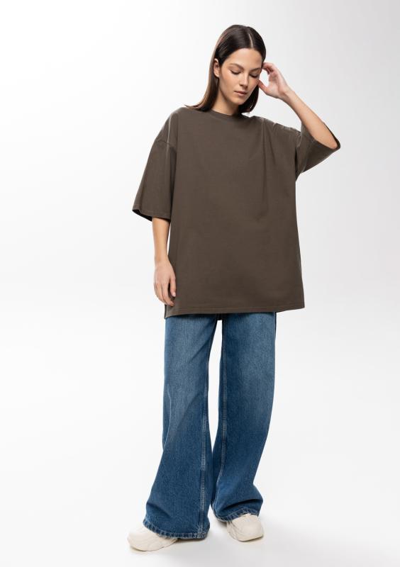 Футболка унисекс оверсайз STAN хлопок  240