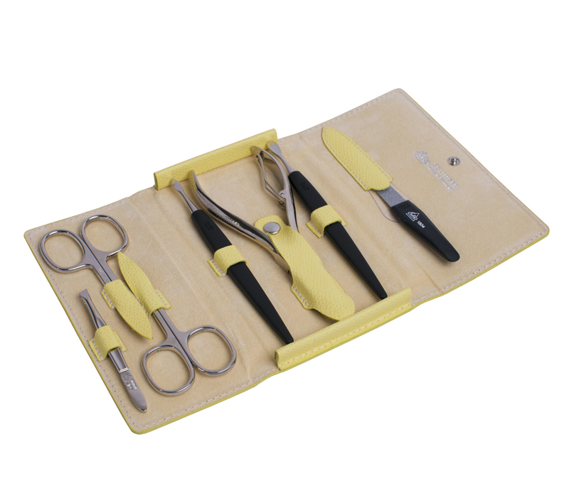 Маникюрный набор Erbe, 7пр Футляр: натуркожа