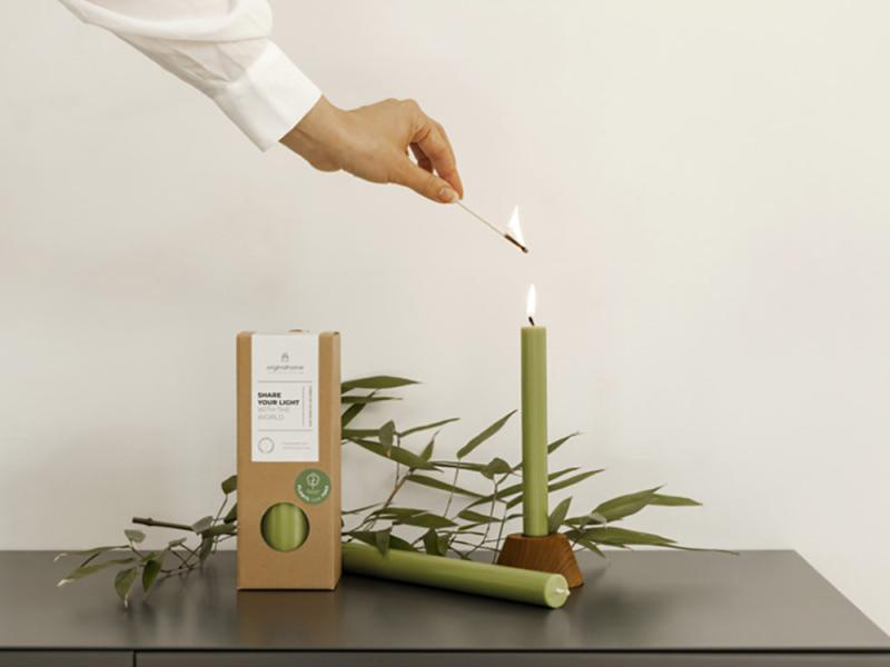 Набор столовых свечей, 10 шт.