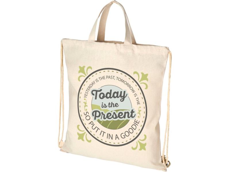 Сумка-рюкзак Pheebs из переработанного хлопка, 210 г/м²