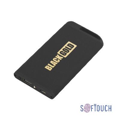 Зарядное устройство "Theta" с фонариком, 4000 mAh, покрытие soft touch