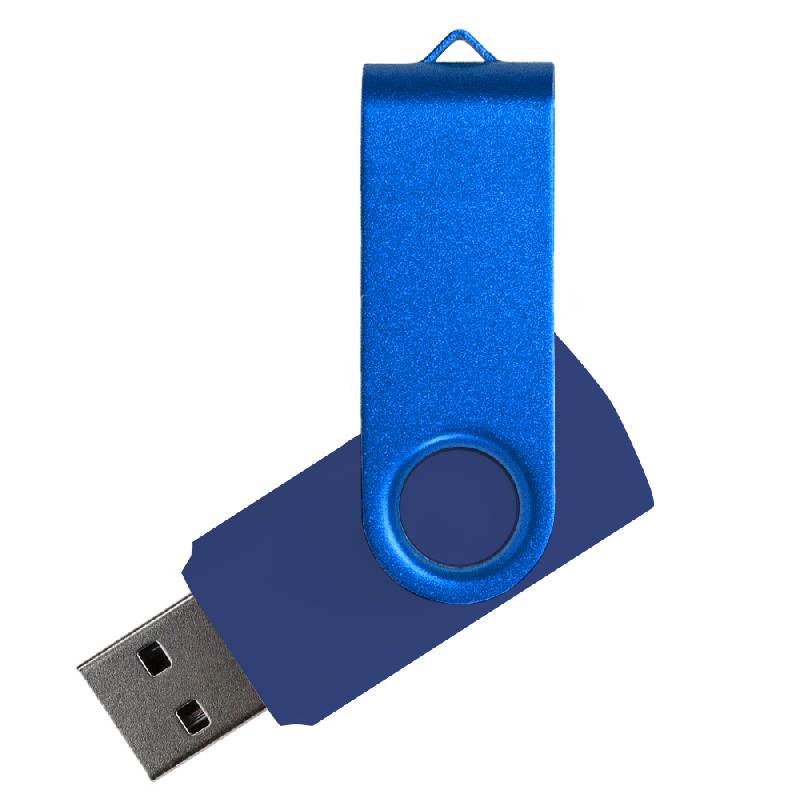 Флеш накопитель USB 2.0 Twister Сolor Mix 16GB, пластик Софт Тачметалл