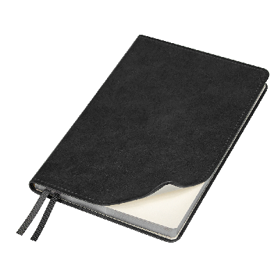 Ежедневник Urban Elegiya Ausone A5,  с серебристым, недатированный, в полугибкой обложке