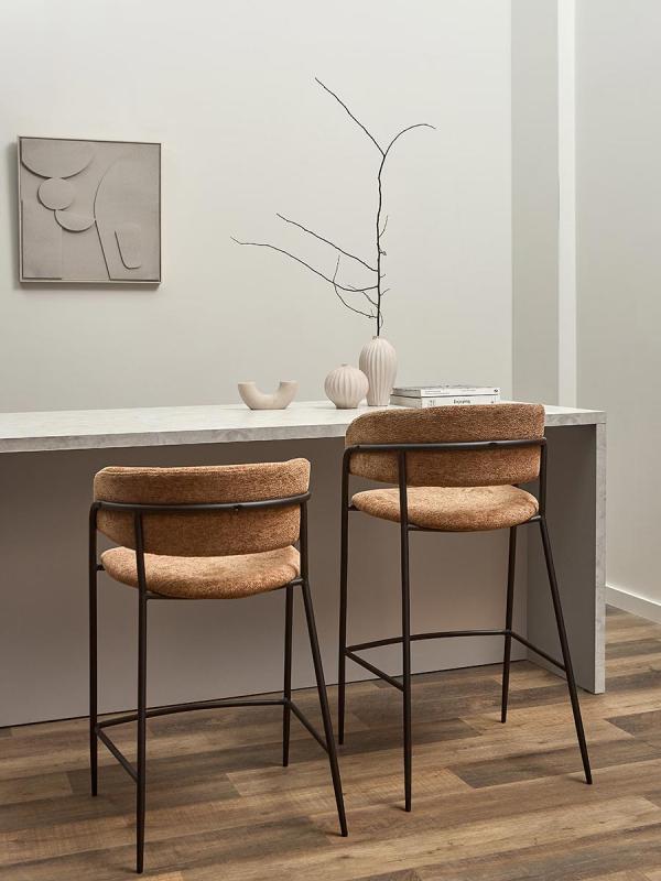 Стул полубарный helning, мягкий шенилл