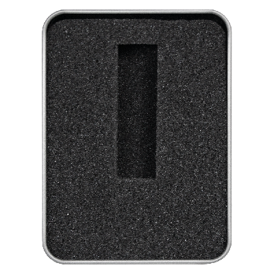 Футляр Кристалл для флеш накопителя металлический, размер 11,5*8,5 см