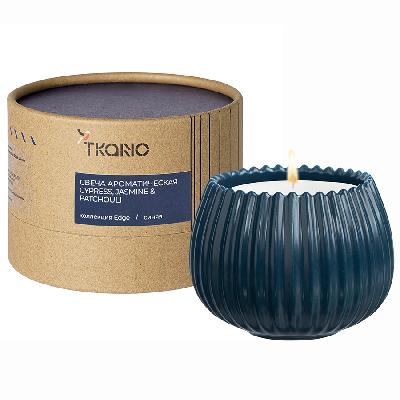 Свеча ароматическая cy, jasmine & patchouli из коллекции edge, 30 ч