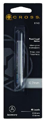 Грифели Cross для механических карандашей без кассеты 07мм (15 шт); блистер